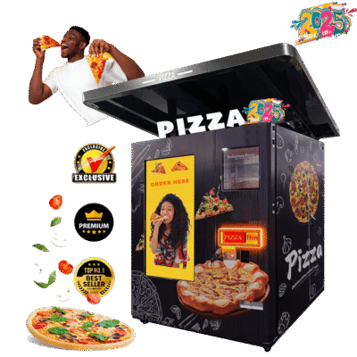 New Model! 2025! Pizza Vending Machine: -18°C (0°F) = 6-Month Storage!