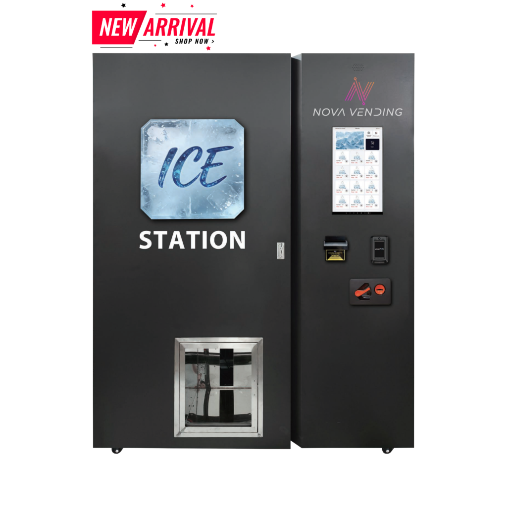 Nova Vending new commercial ice vending machine main product image for self-service ice sales