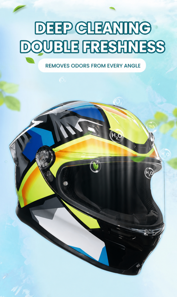 Nova Vending helmet cleaning machine for deep cleaning, double freshness, and helmet odor removal