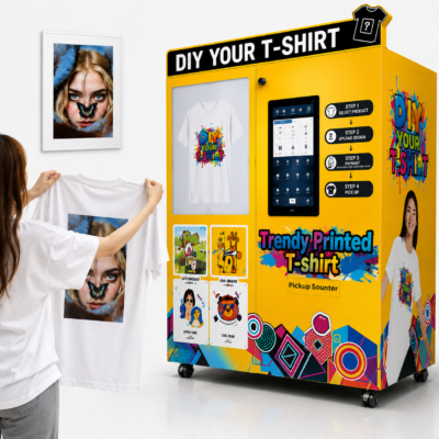 T-shirt Printing Vending Machine！